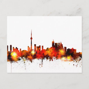 Cartão Postal Toronto Canada Skyline