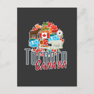 Cartão Postal Toronto Canada vintage
