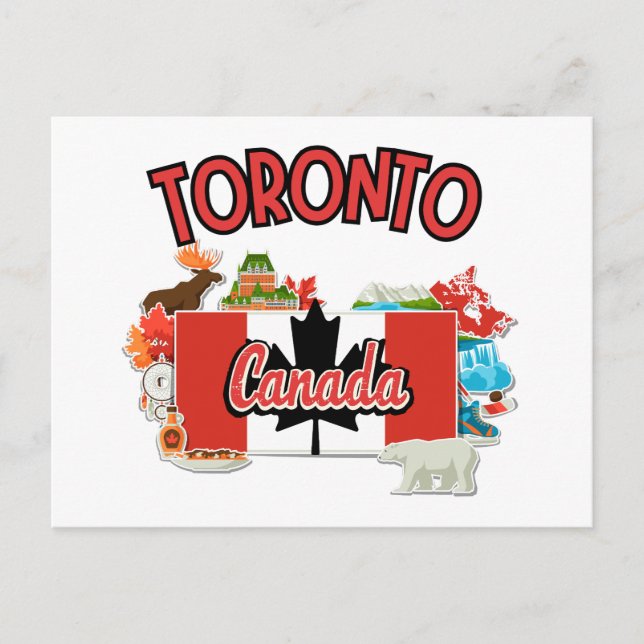 Cartão Postal Toronto Canada vintage (Frente)
