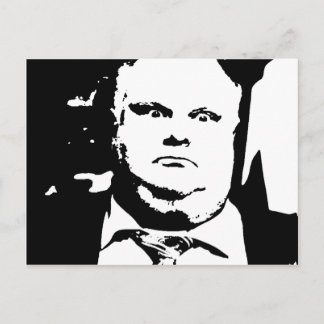 Cartão Postal Toronto Crack Smoking Mayor Rob Ford