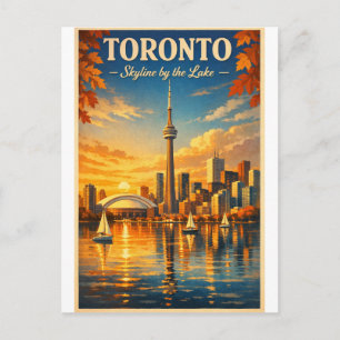 Cartão Postal TORONTO – Horizonte de Lake Ontario