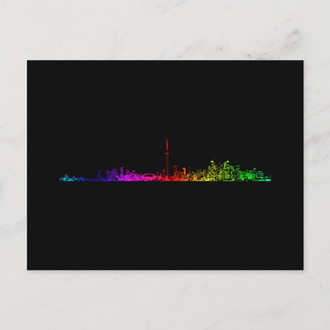 Cartão Postal Toronto Rainbow (Frente)