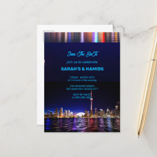 Cartão Postal TORONTO Save Date Modelo, Toronto Postcard S