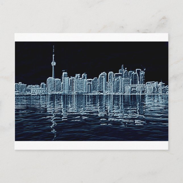 Cartão Postal Toronto Skyline (Frente)