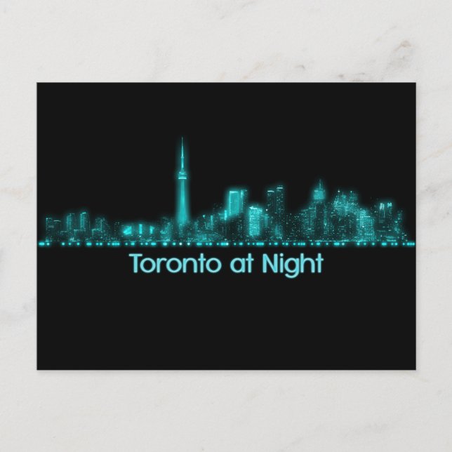 Cartão Postal Toronto Skyline (Frente)