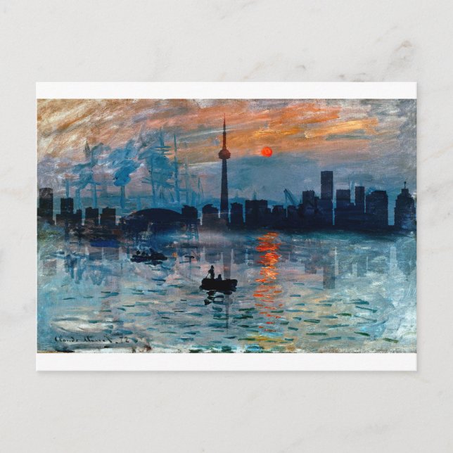 Cartão Postal Toronto Skyline40 (Frente)