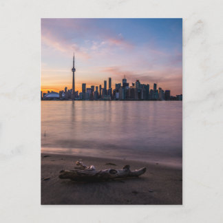 Cartão Postal Toronto Skyline no Sunset