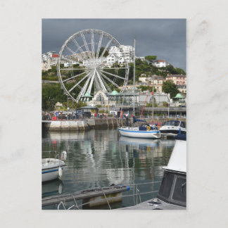 Cartão postal Torquay Ferris Wheel, Devon, Inglate