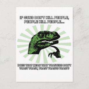 Cartão Postal Torradas e torradeiras do Filosoraptor