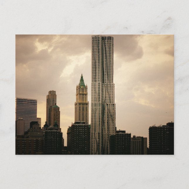 Cartão Postal Torre Beekman e edifício Woolworth (Frente)