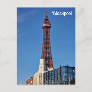 Cartão Postal Torre Blackpool