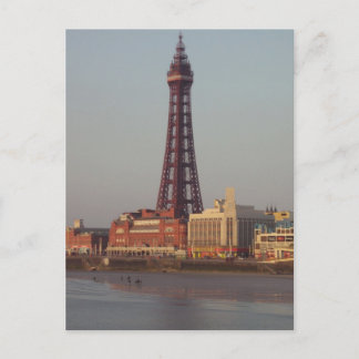 Cartão Postal Torre Blackpool