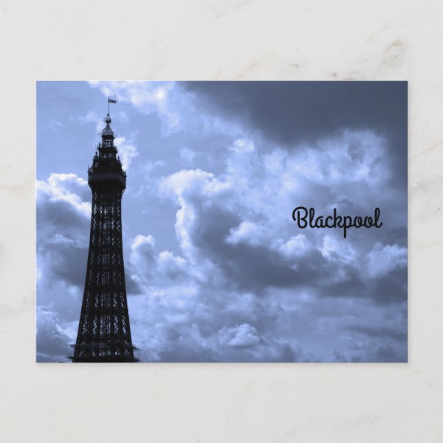 Cartão postal Torre Blackpool (Frente)