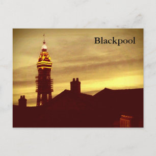 Cartão postal Torre Blackpool