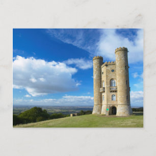 Cartão Postal Torre Broadway, Perto de Broadway, Worcestershire 