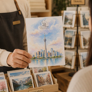 Cartão Postal Torre CN, Destino da Cidade de Toronto Viagem