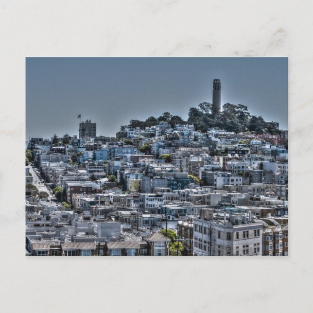 Cartão Postal Torre Coit de São Francisco (Frente)