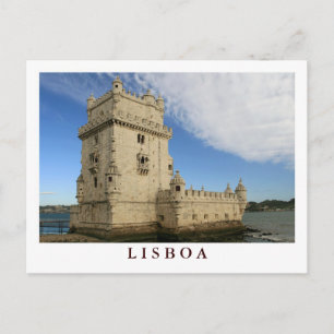Cartão postal "Torre de Belem, Lisboa"