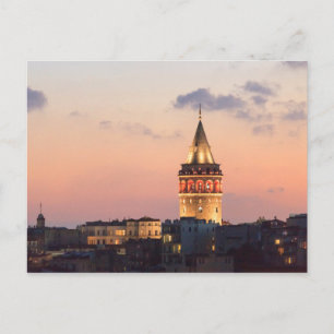 Cartão Postal Torre de Galata, Istambul