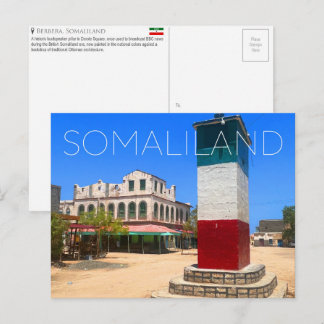 Cartão Postal Torre de Rádio, Berbera, Somalilândia Viagem