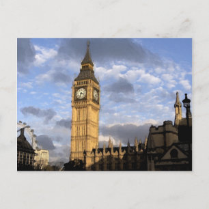 Cartão Postal Torre de relógio