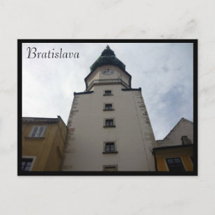 Cartão Postal torre de relógio de bratislava