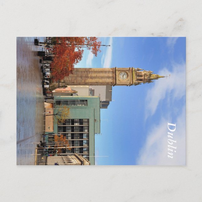 Cartão Postal Torre de relógio em Belfast (Frente)