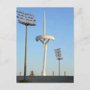 Cartão Postal Torre de TV Barcelona