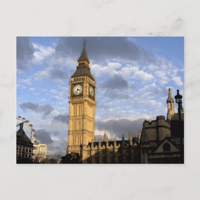 Cartão Postal Torre do Relógio (Frente)