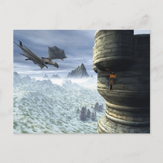 Cartão Postal Torre Dragão (Frente)