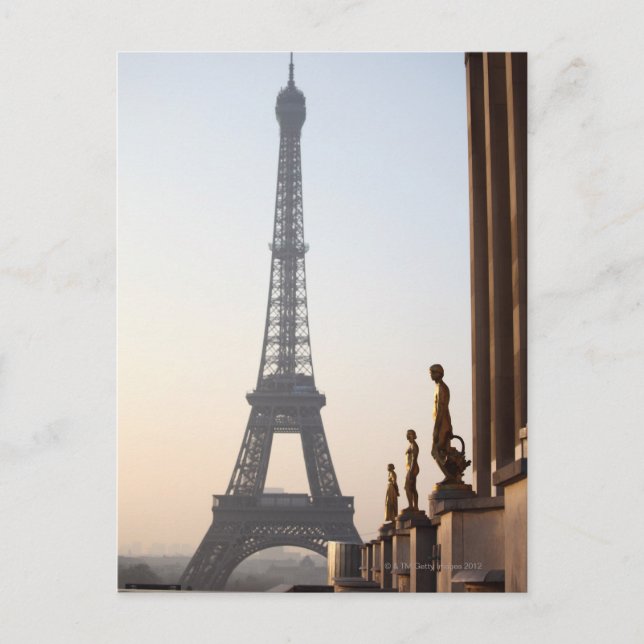 Cartão Postal torre Effel 3 (Frente)