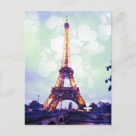 Cartão Postal Torre Eiffel