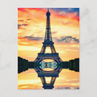 Cartão Postal Torre Eiffel