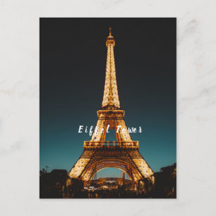 Cartão Postal Torre Eiffel