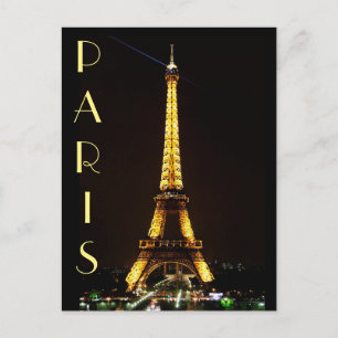 Cartão Postal Torre Eiffel