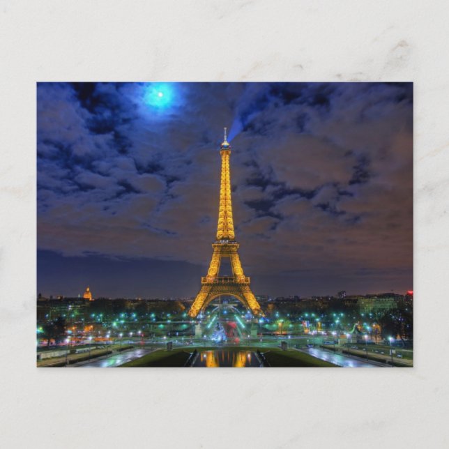 Cartão Postal Torre Eiffel (Frente)