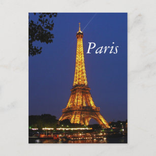 Cartão Postal Torre Eiffel