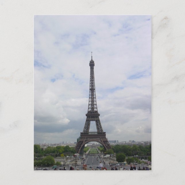 Cartão Postal Torre Eiffel (Frente)