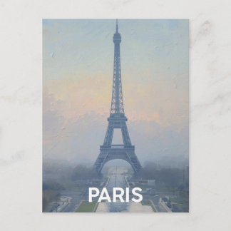 Cartão Postal Torre Eiffel de Paris