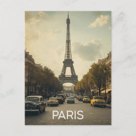 Cartão Postal Torre Eiffel de Paris