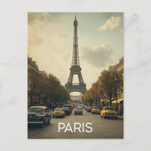 Cartão Postal Torre Eiffel de Paris