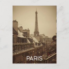 Cartão Postal Torre Eiffel de Paris