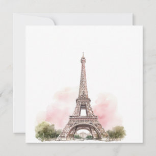 Cartão Postal Torre Eiffel de Paris