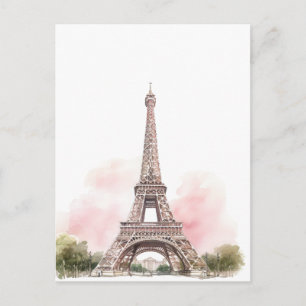Cartão Postal Torre Eiffel de Paris