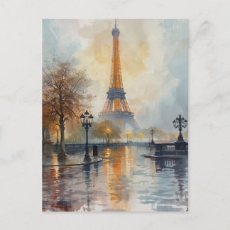 Cartão Postal Torre Eiffel de Paris