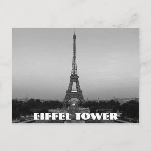 Cartão Postal Torre Eiffel Em Paris