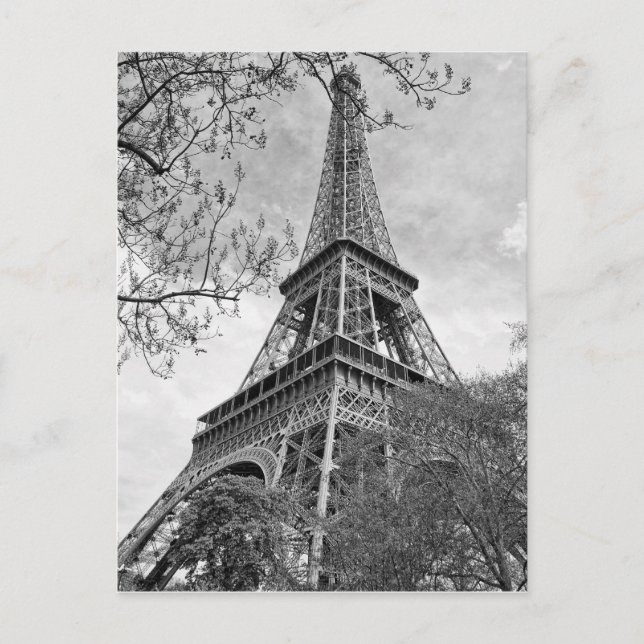 Cartão Postal Torre Eiffel Panorama (Frente)