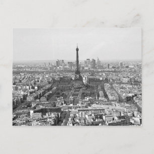 Cartão Postal Torre Eiffel Panorâmica
