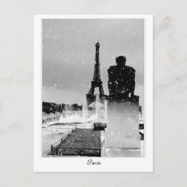 Cartão Postal Torre Eiffel, Paris