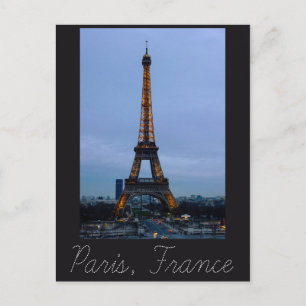 Cartão Postal Torre Eiffel, Paris, França